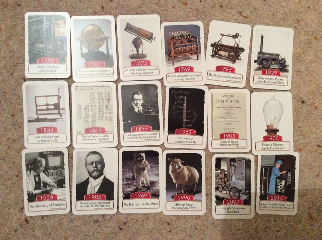 Timeline: Science Museum cartas