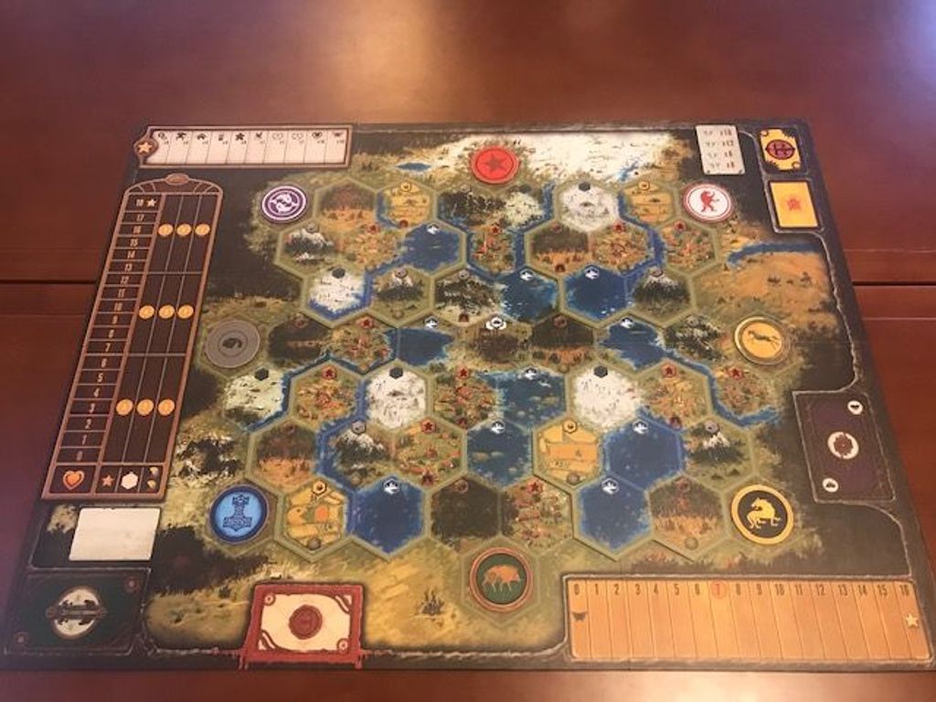 Scythe: Modular Board game board