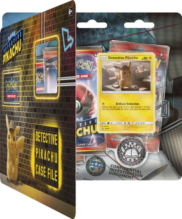 Pokemon Detective Pikachu Boosterblister caja