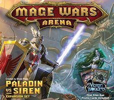 Arcane Wonders ARWWX3PS Brettspiel Mage Wars Paladin vs. Siren Expansion