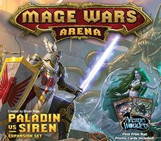 Arcane Wonders ARWWX3PS Brettspiel Mage Wars Paladin vs. Siren Expansion