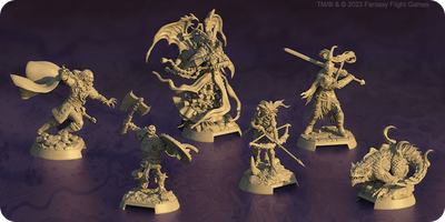 Descent: Legends of the Dark: The Betrayer's War miniatures