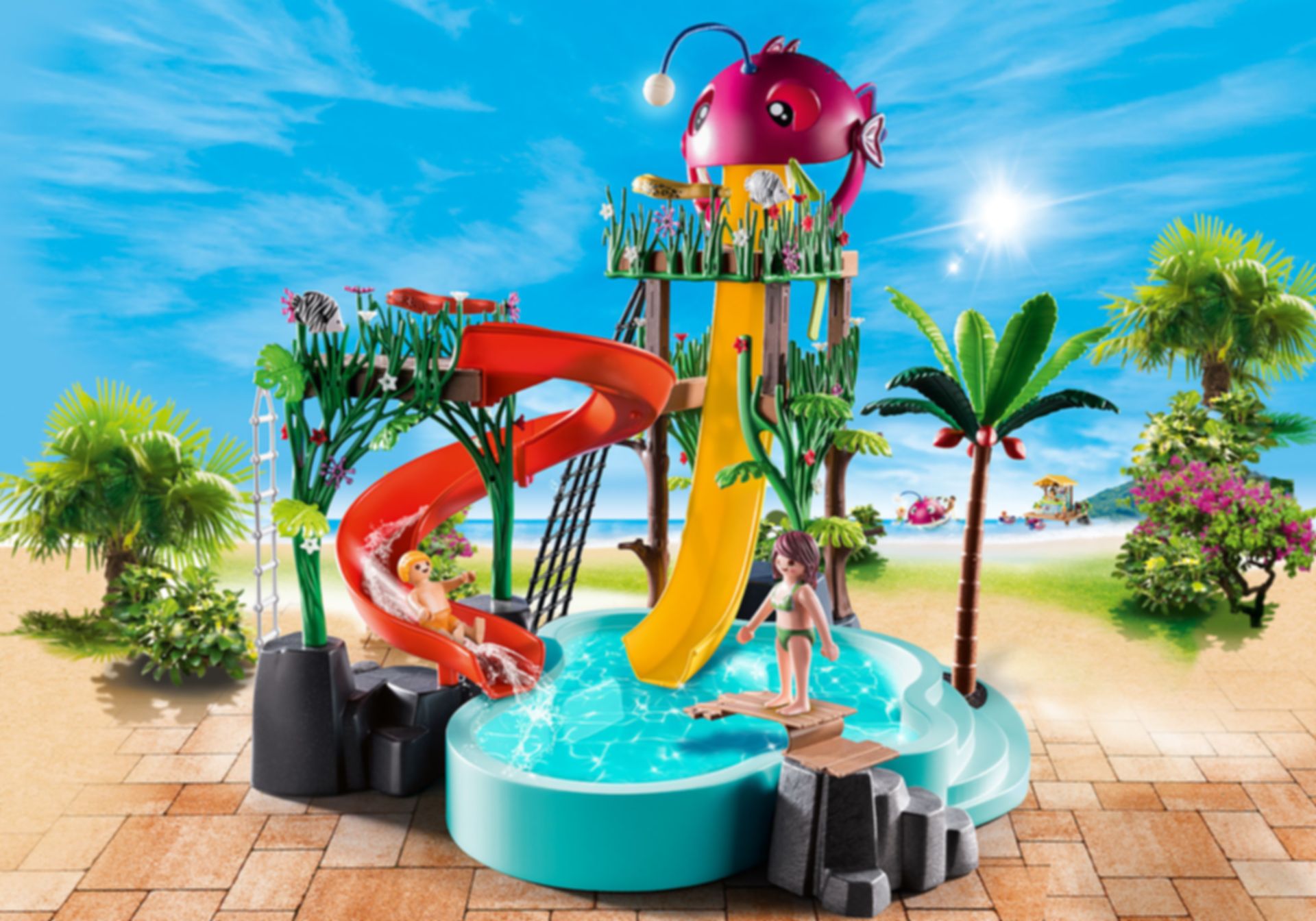 Playmobil® Family Fun Aqua Park mit Rutschen