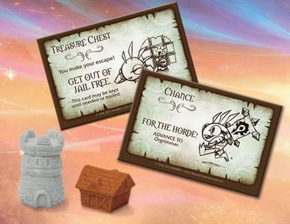 Monopoly World of Warcraft components