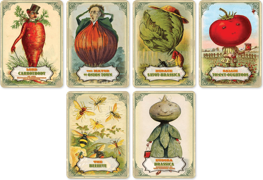 Mr. Cabbagehead's Garden cards