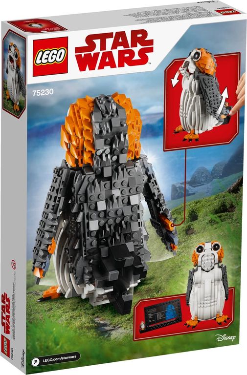 LEGO® Star Wars Porg™ parte posterior de la caja