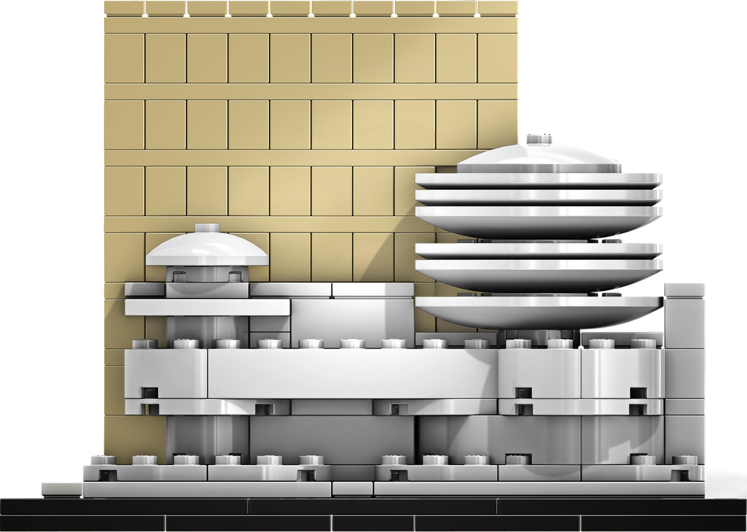 LEGO® Architecture Solomon R. Guggenheim Museum components