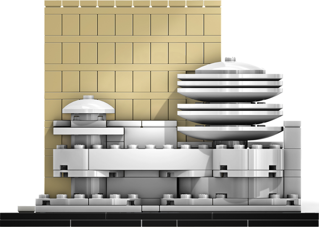 LEGO® Architecture Le musée Solomon R. Guggenheim composants