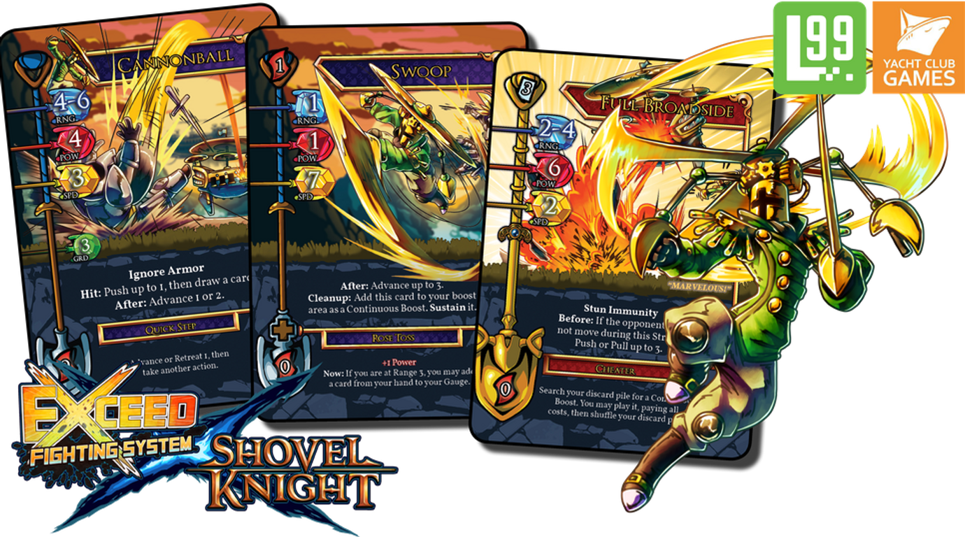 Exceed: Shovel Knight – Hope Box kaarten