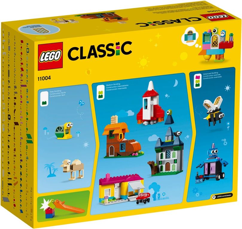 LEGO® Classic Creatieve vensters achterkant van de doos