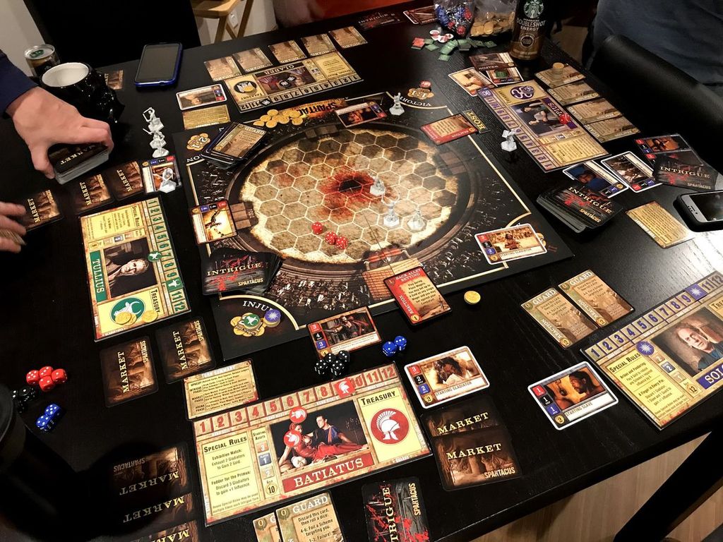 Spartacus: A Game of Blood & Treachery gameplay