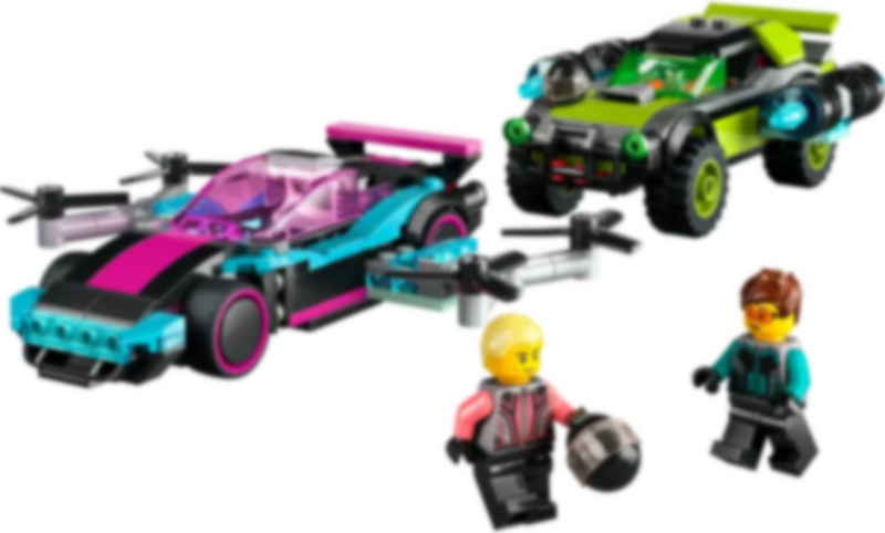 LEGO® City Aangepaste racewagens componenten