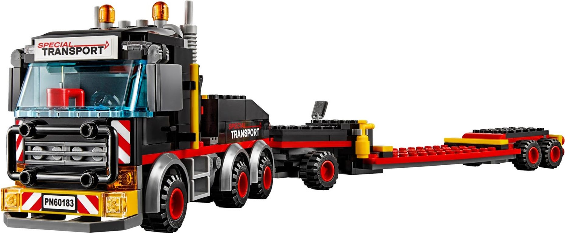 LEGO® City Le transporteur d'hélicoptère composants