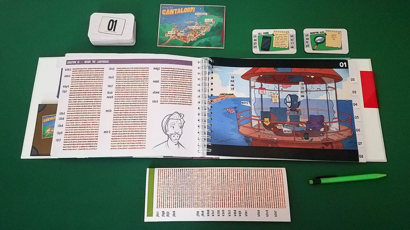 Cantaloop: Book 1 – Breaking into Prison componenten