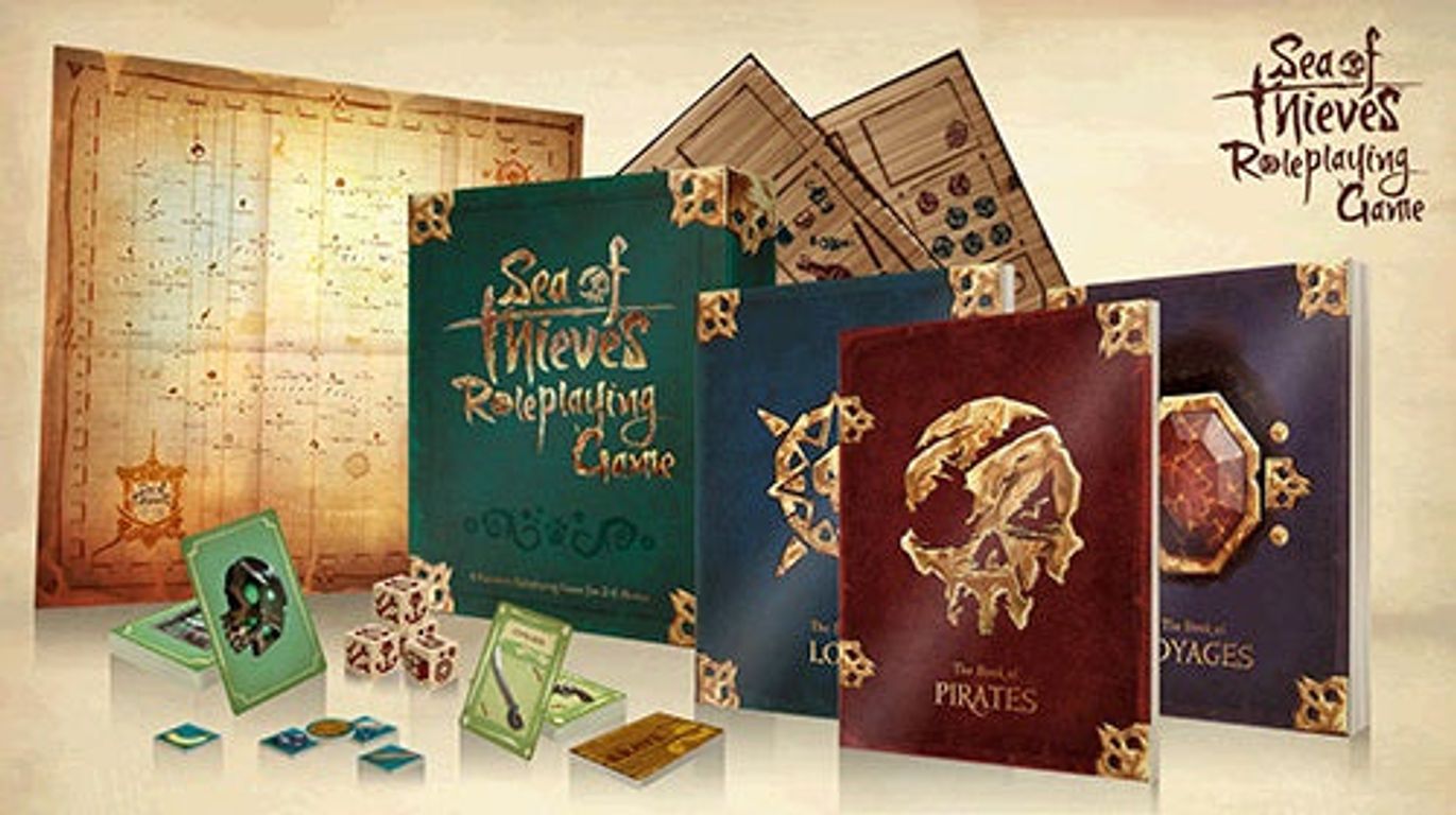 Sea of Thieves Roleplaying Game components