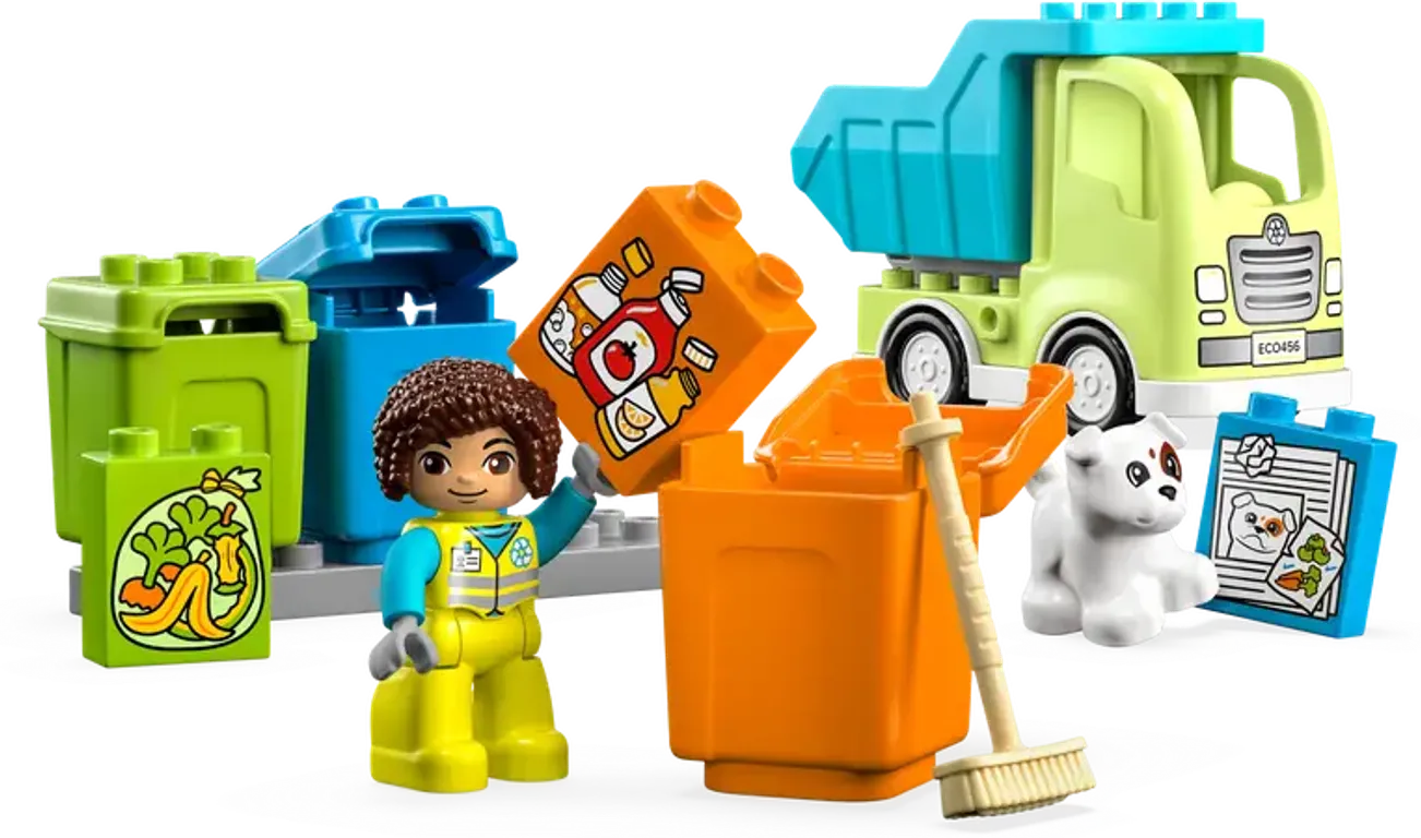 LEGO® DUPLO® Recycling Truck components