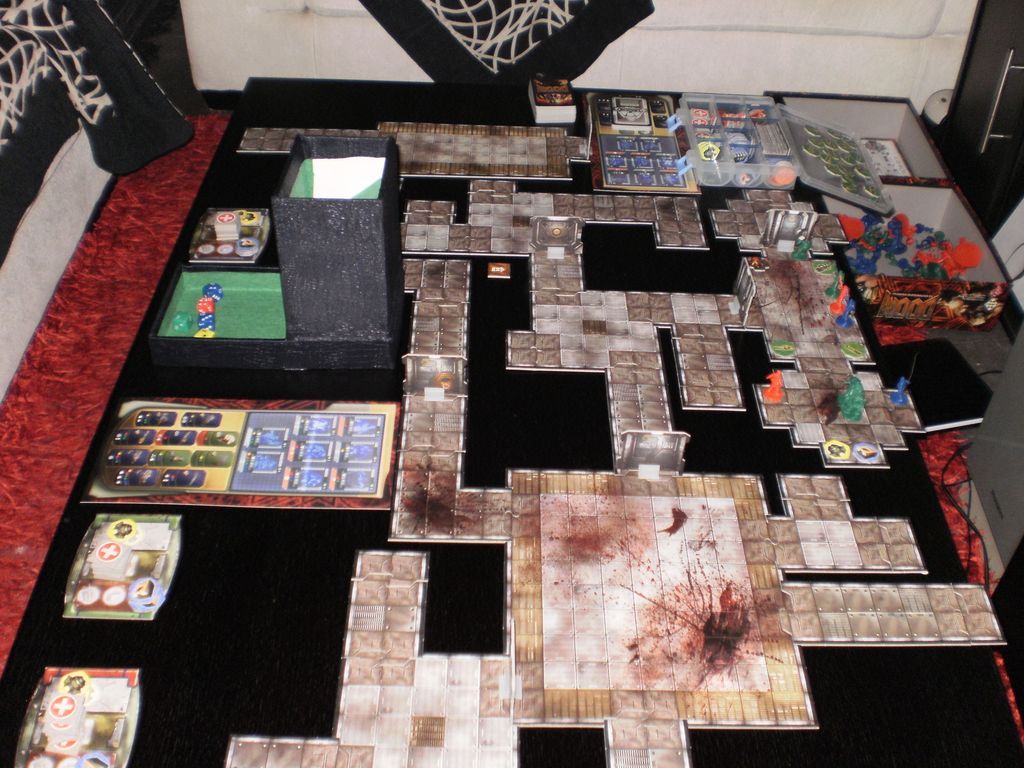 Doom: The Boardgame components