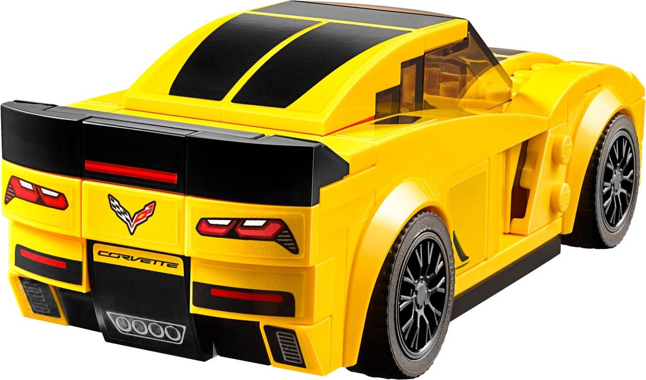 LEGO® Speed Champions Chevrolet Corvette Z06 back side