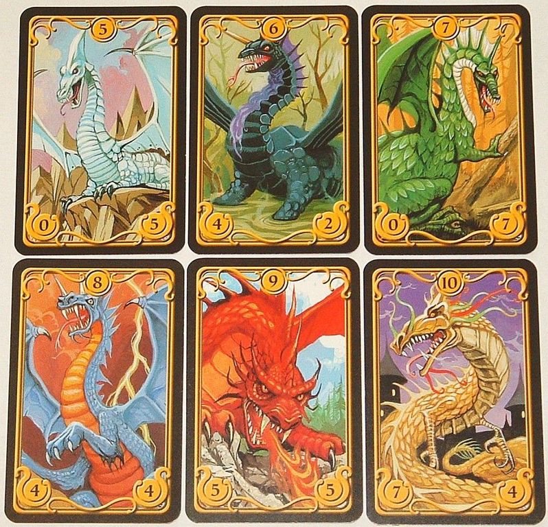 L'Or des dragons cartes