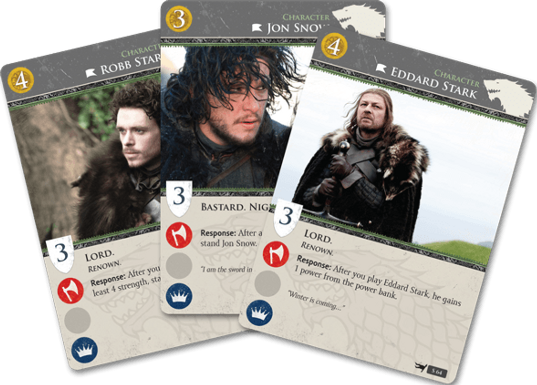 Game of Thrones: The Card Game kaarten