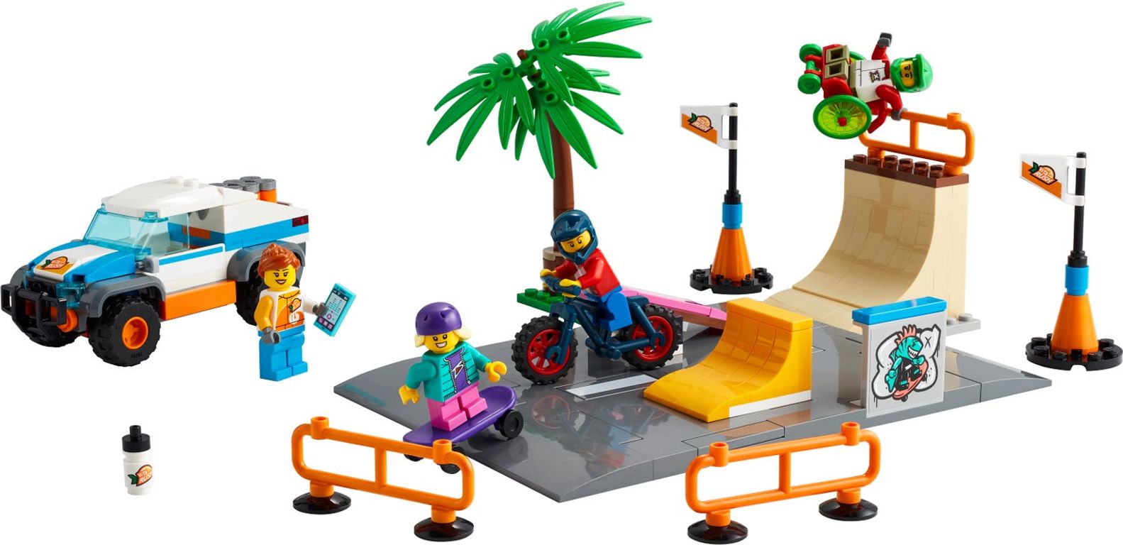 LEGO® City Le skatepark composants