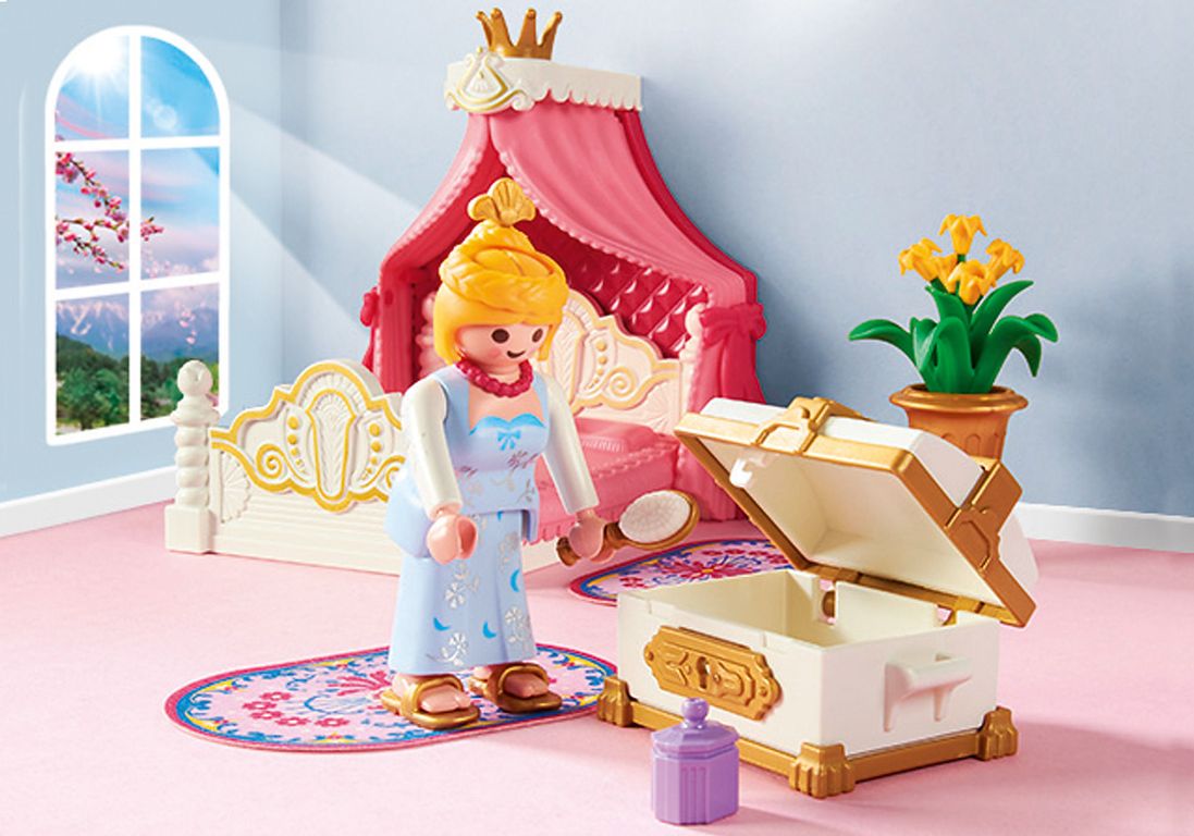 Playmobil® Princess Royal Bed Chamber components