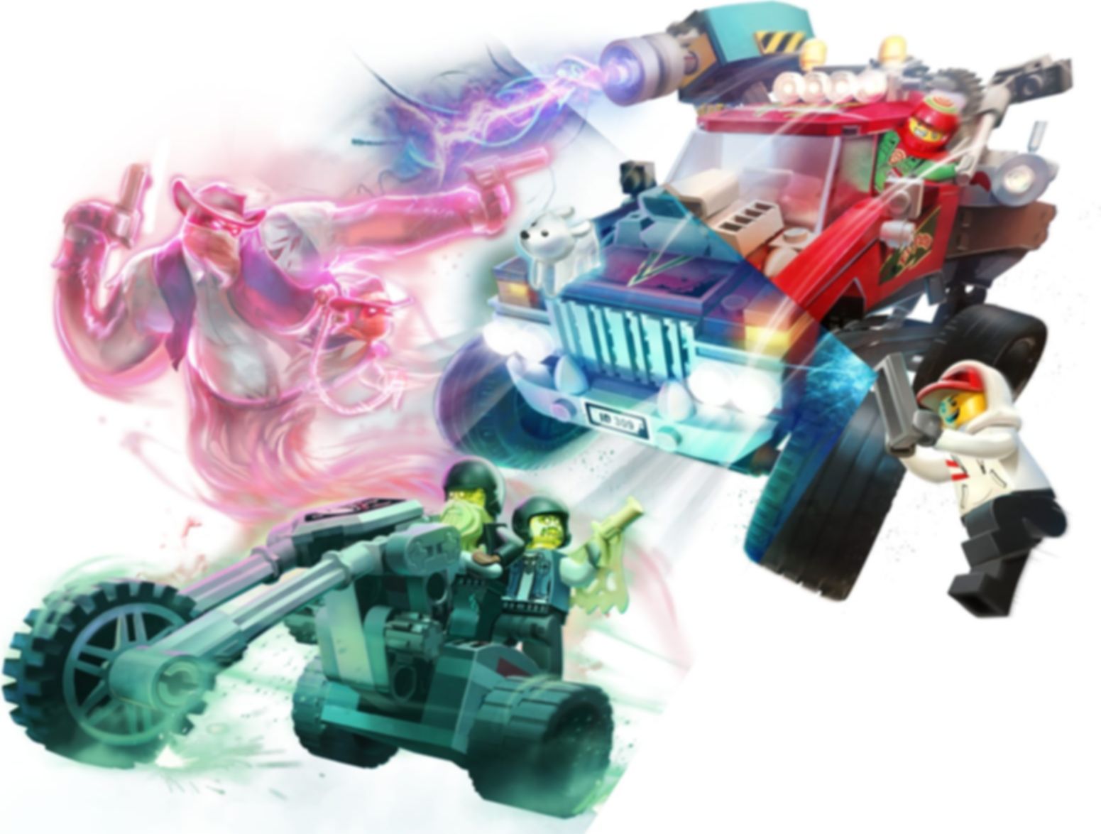 LEGO® Hidden Side El Fuegos Stunt-Truck spielablauf