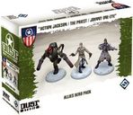 Dust Tactics: Allies Hero Pack - "Action Jackson / The Priest / Johnny One-Eye"