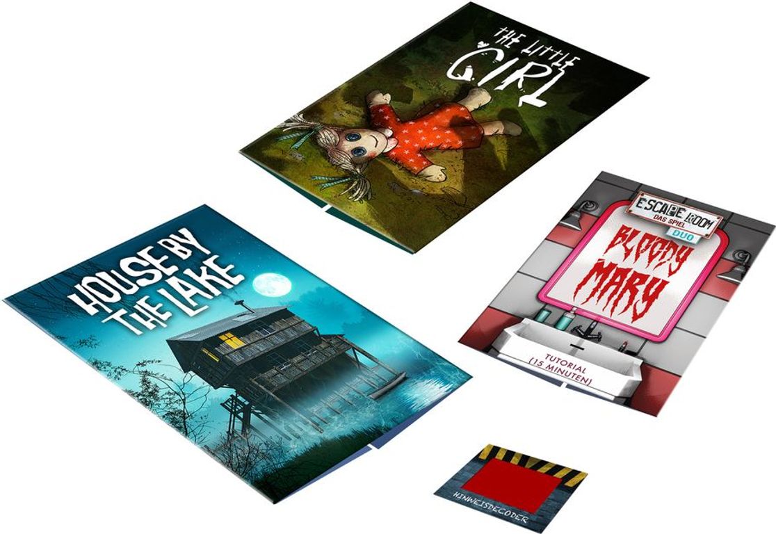 Escape Room: The Game – 2 Players Horror components