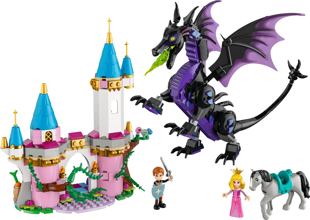 LEGO® Disney Maléfique en dragon composants