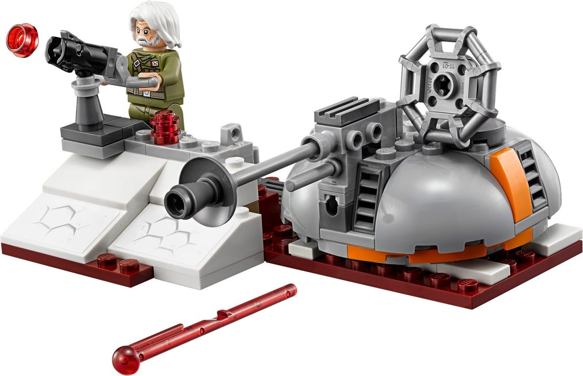 LEGO® Star Wars Defense of Crait™ components