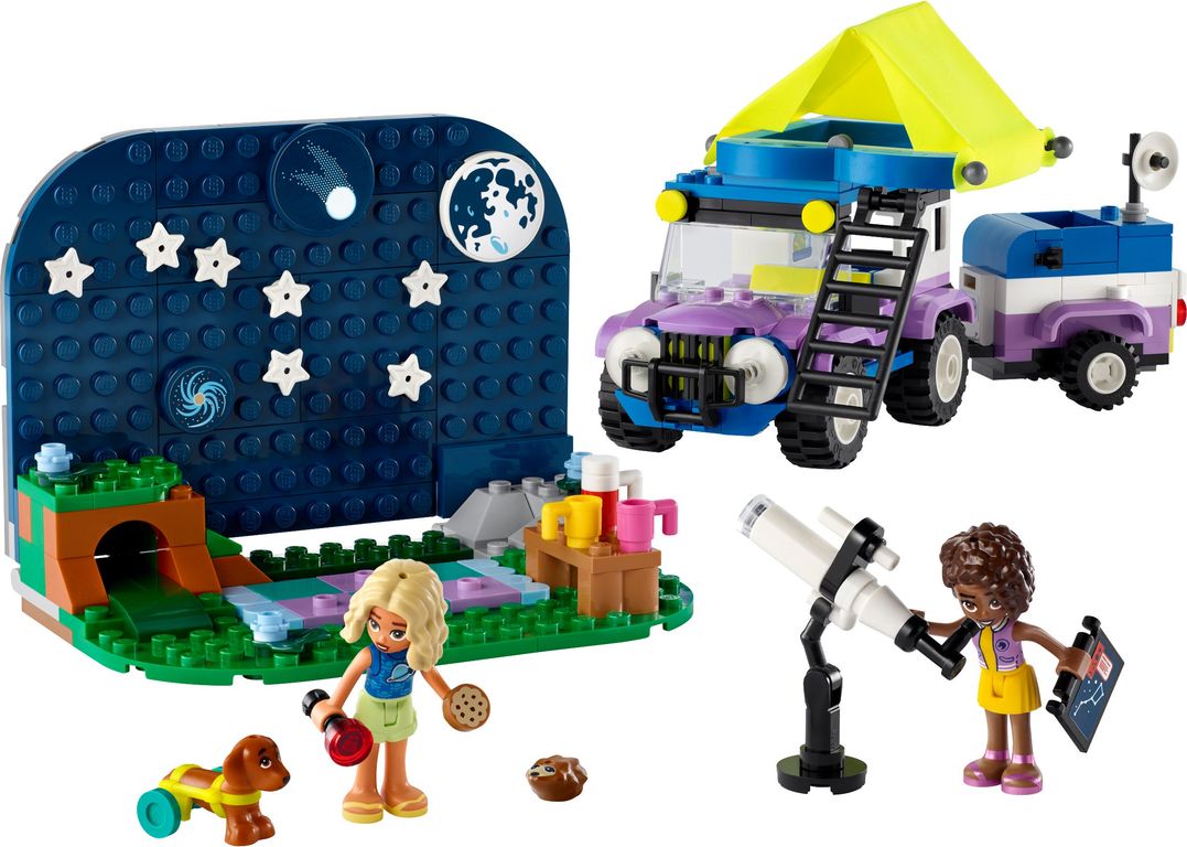 LEGO® Friends Stargazing Camping Vehicle components