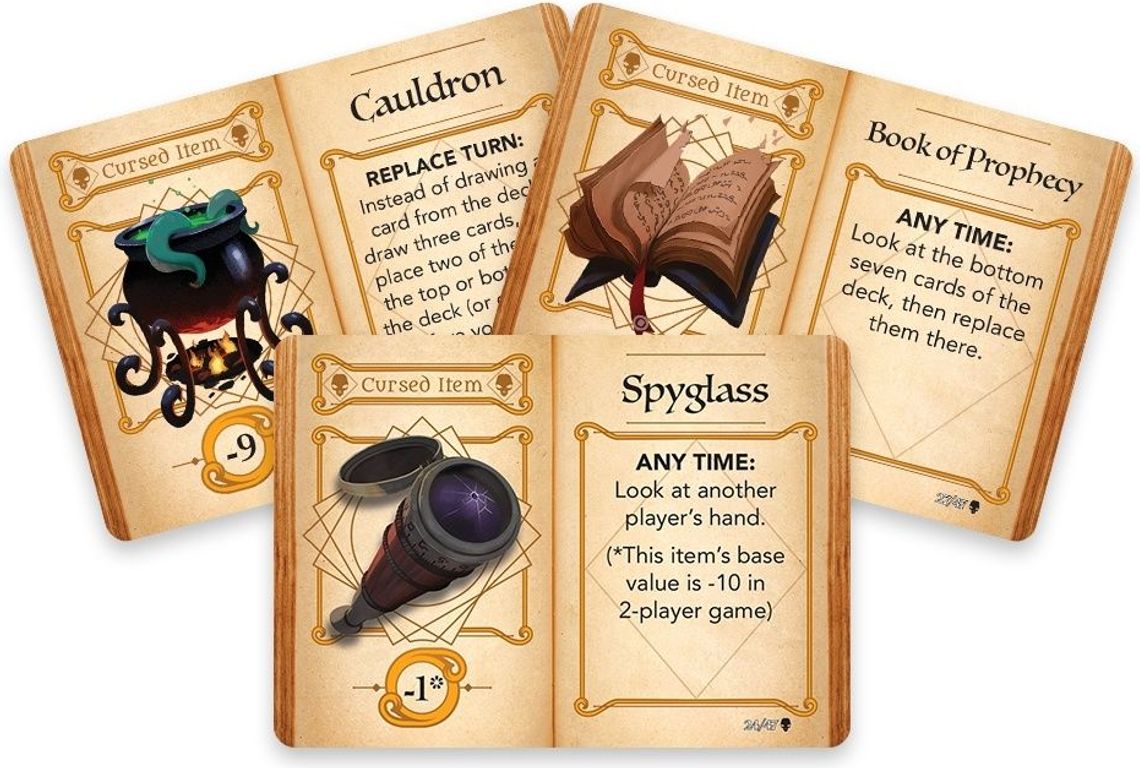Fantasy Realms: The Cursed Hoard cards