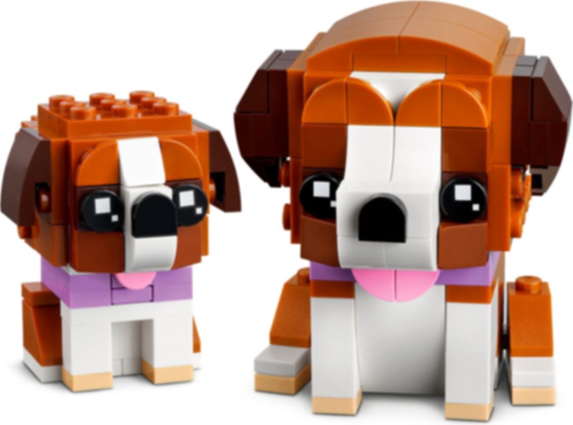 LEGO® BrickHeadz™ Les saint-bernards composants