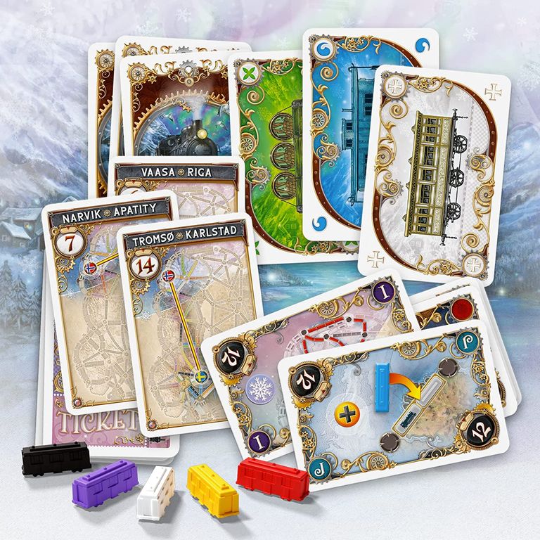 Ticket to Ride: Northern Lights kaarten