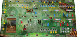 Paladins of the West Kingdom game board