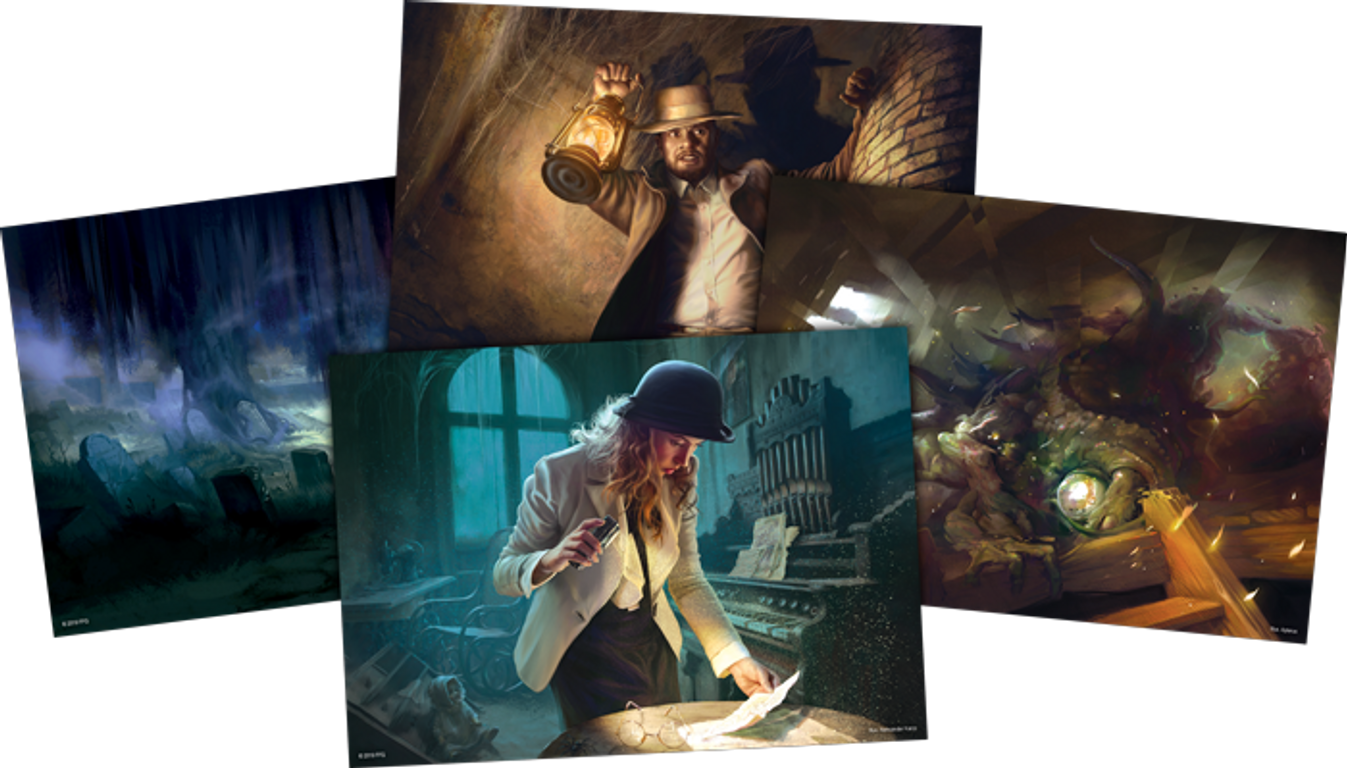 Arkham Horror: The Card Game - A Thousand Shapes of Horror: Mythos Pack cards