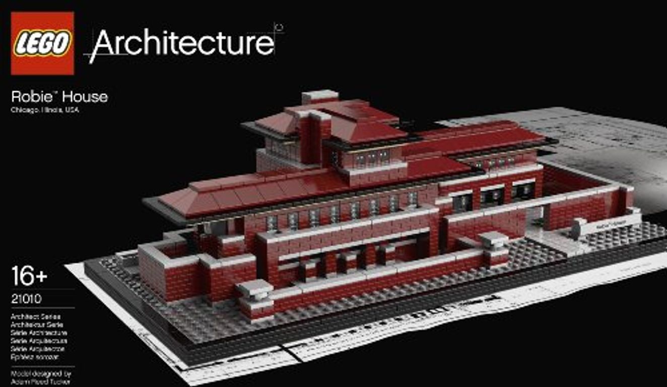 LEGO® Architecture Robie House parte posterior de la caja