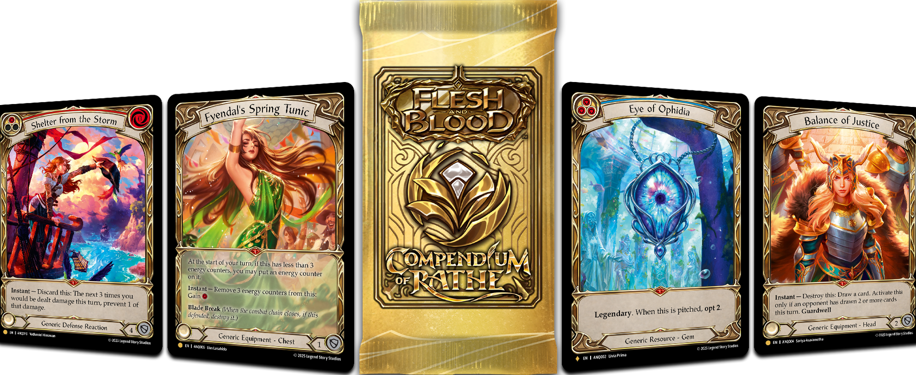 Flesh & Blood TCG: Compendium of Rathe Booster Display cartas