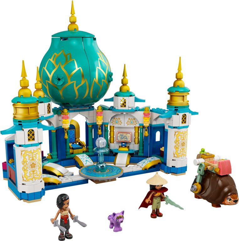 LEGO® Disney Raya and the Heart Palace components