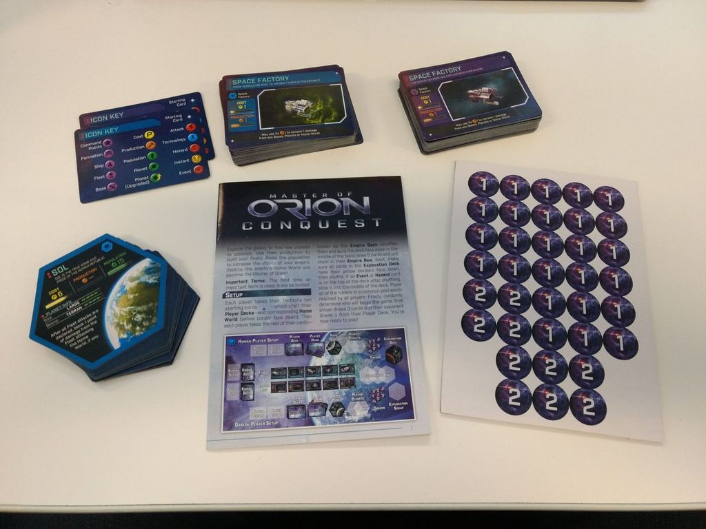 Master of Orion: Conquest componenten