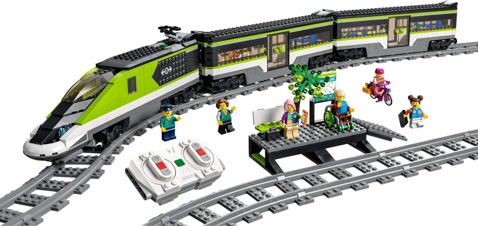 LEGO® City Express Passenger Train components