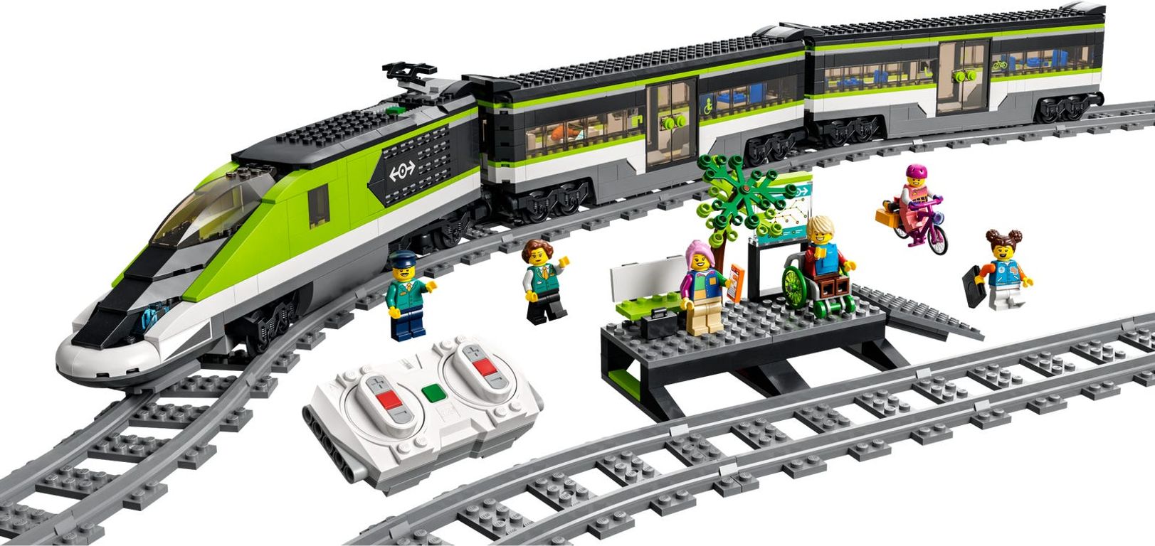 LEGO® City Le train de voyageurs express composants