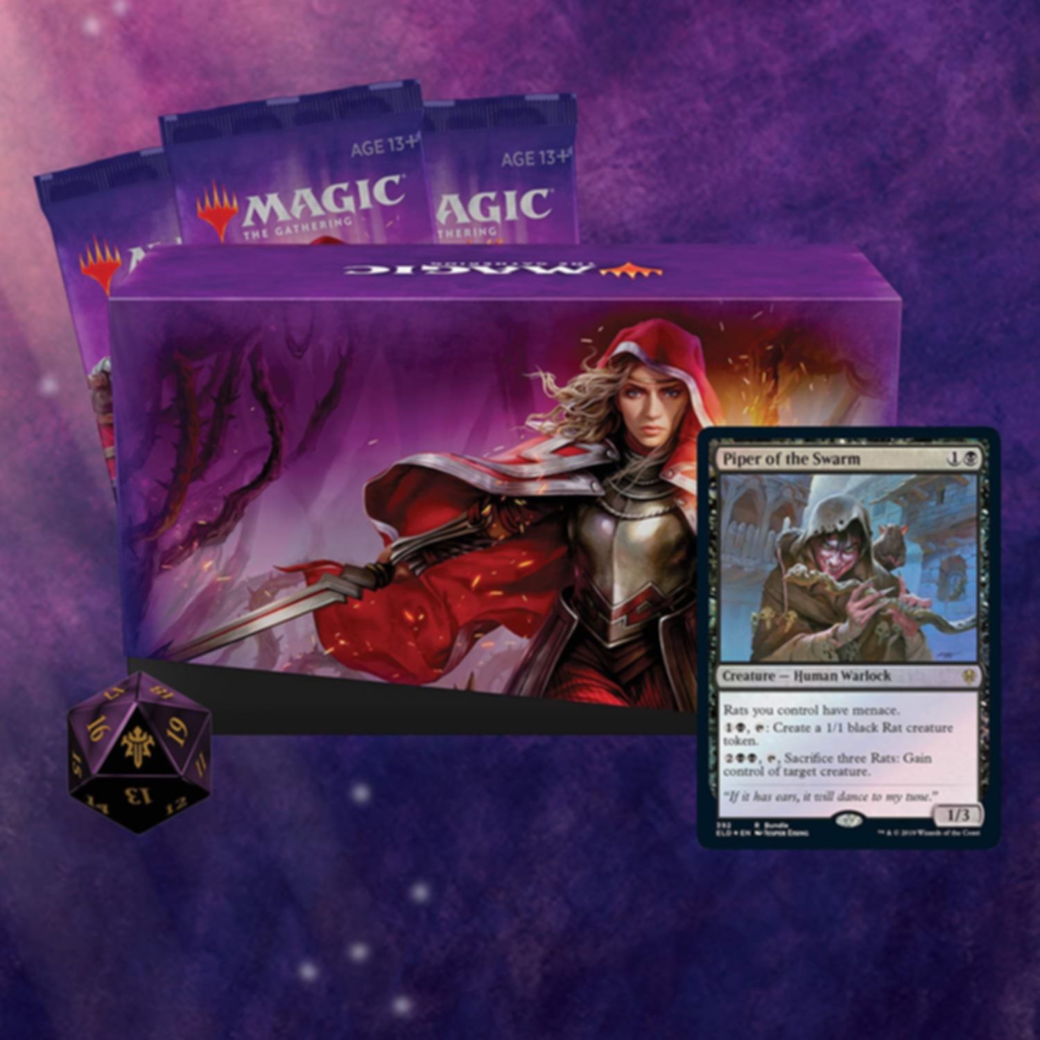 Magic: The Gathering Throne of Eldraine Bundle componenti