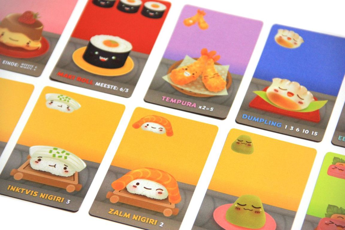 Sushi Go! kaarten