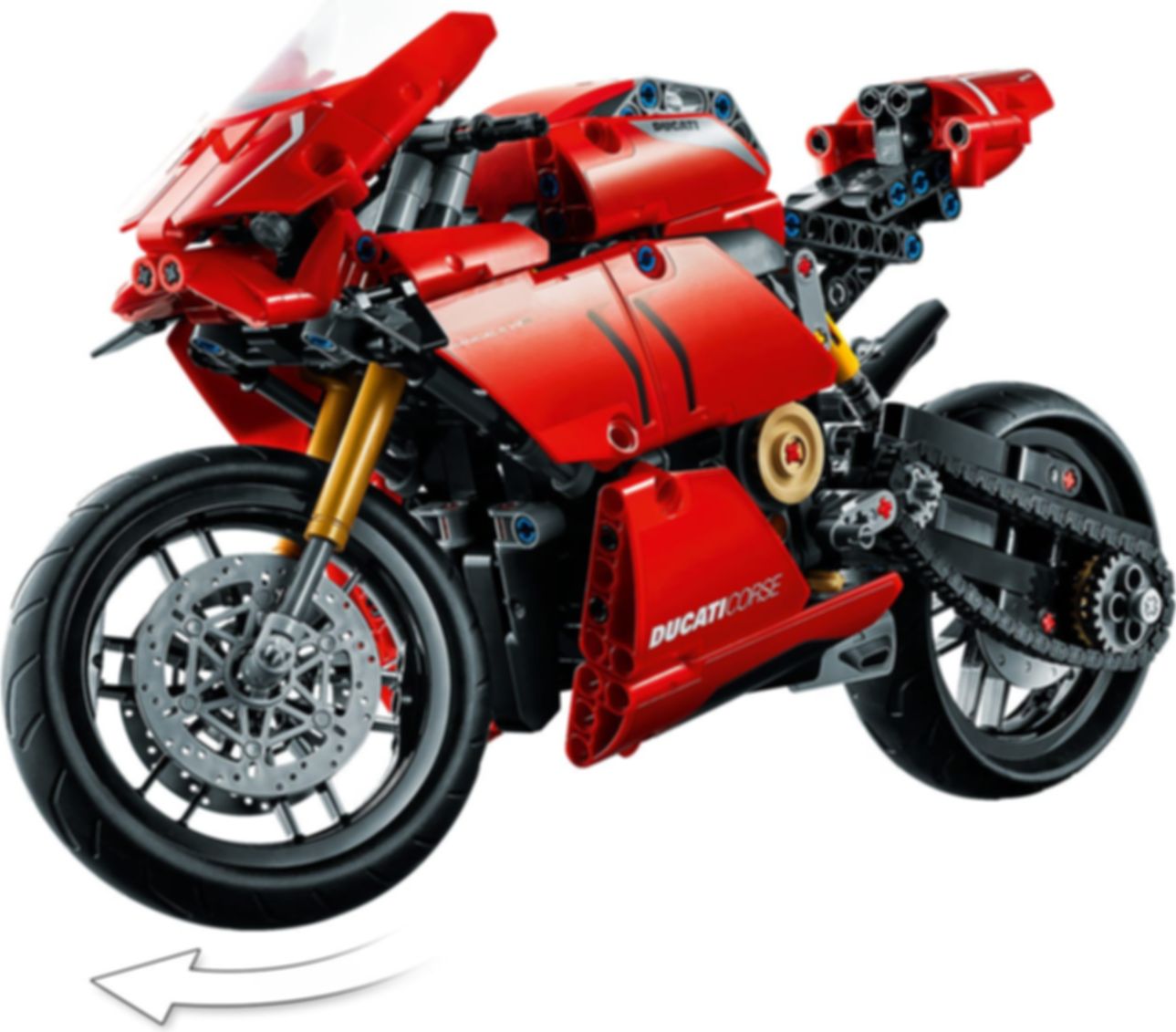 LEGO® Technic Ducati Panigale V4 R partes