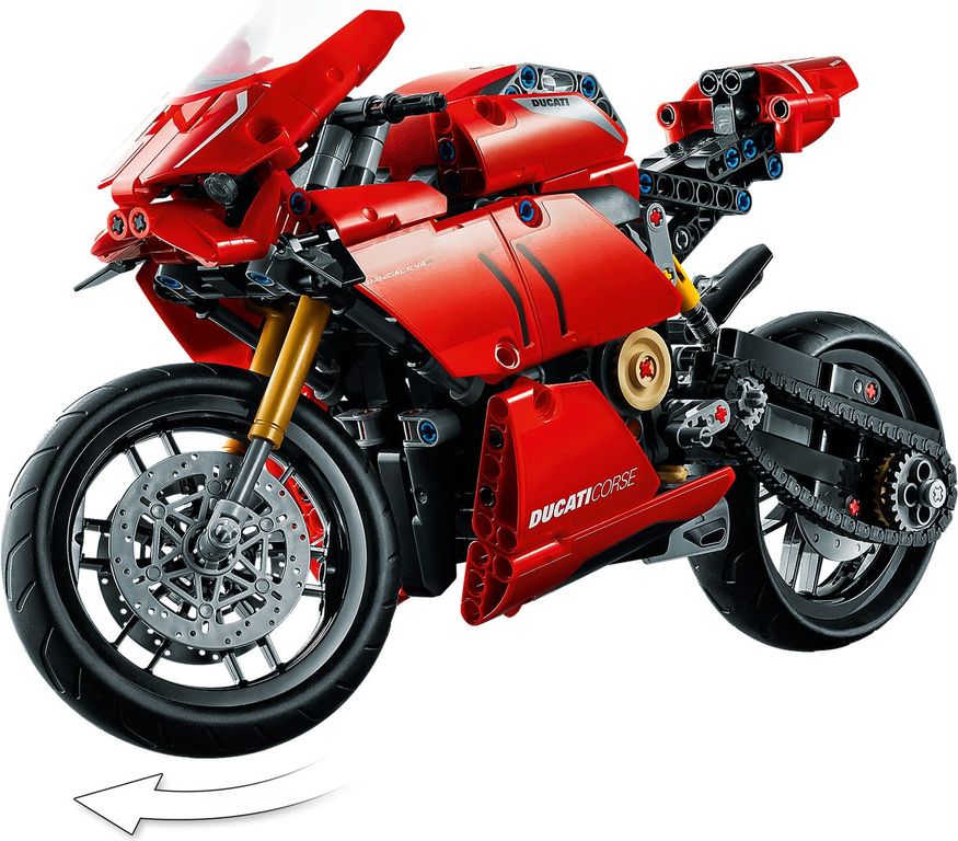 LEGO® Technic Ducati Panigale V4 R componenten