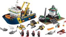 LEGO® City Diepzee Onderzoeksschip componenten