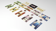 Hanamikoji: Geisha's Road components