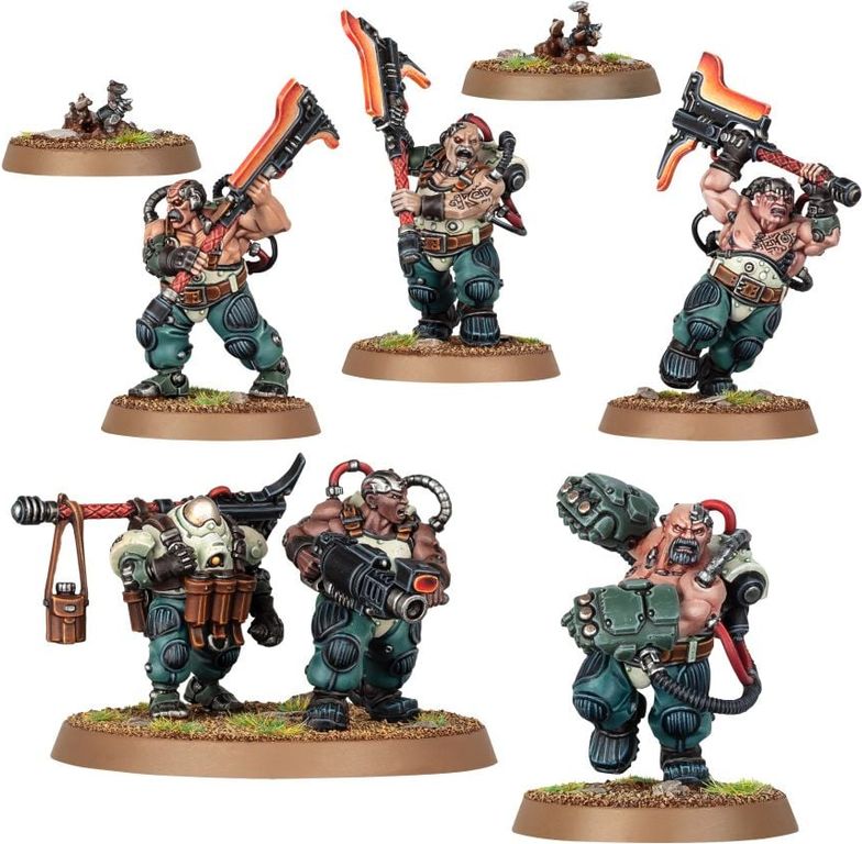 Warhammer 40.000 - Leagues of Votann Cthonian Beserks miniaturas